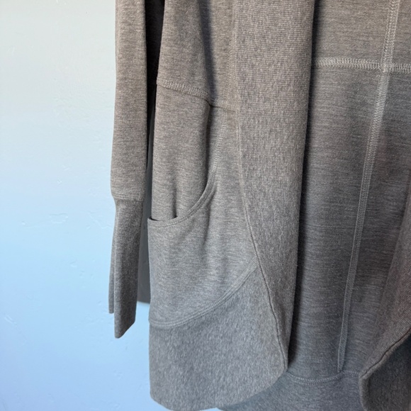 Eddie Bauer Camp Fleece Wrap Cardigan - Medium Tall - Picture 4 of 6